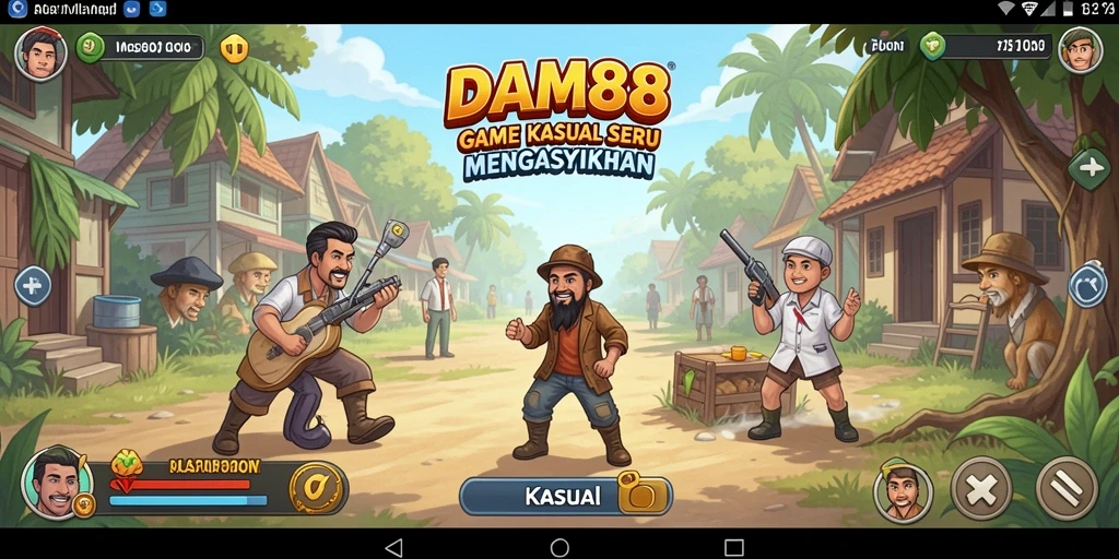 Antarmuka pengguna sederhana dan menarik dari DAM88.
