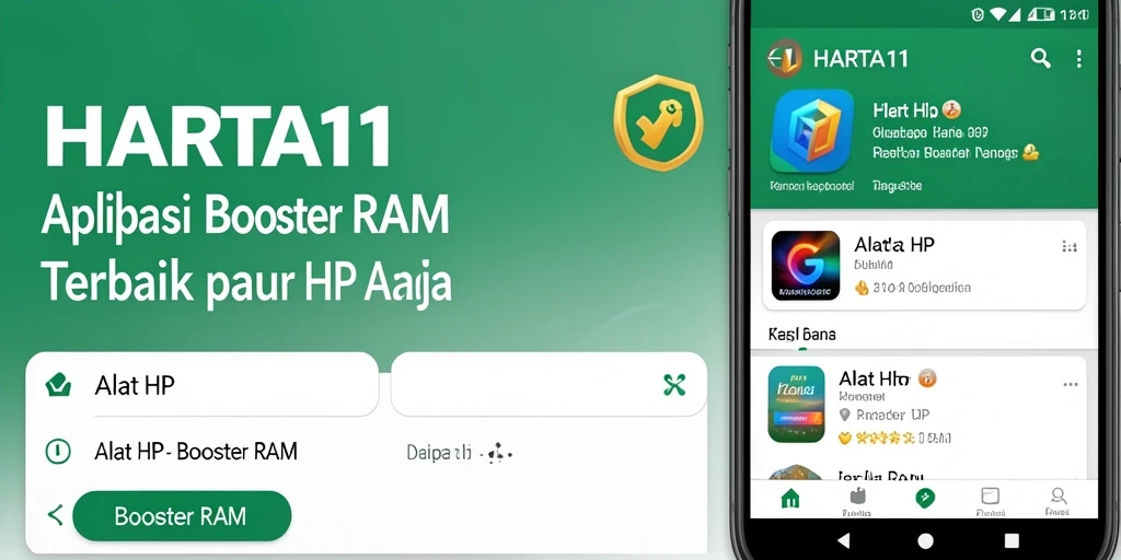 Antarmuka HARTA11 yang sederhana dan fungsional untuk Booster RAM.