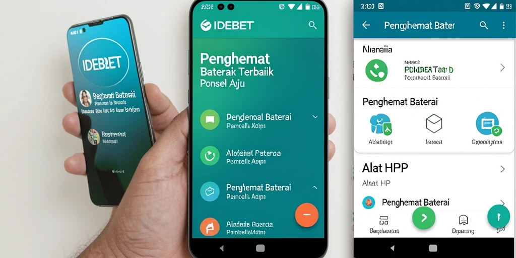 Tampilan antarmuka aplikasi IDEBET yang sederhana dan efisien.