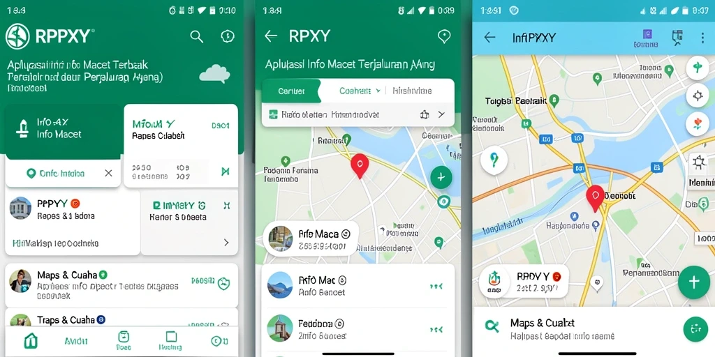 Antarmuka RPYYY menampilkan peta lalu lintas yang informatif dan mudah dipahami.