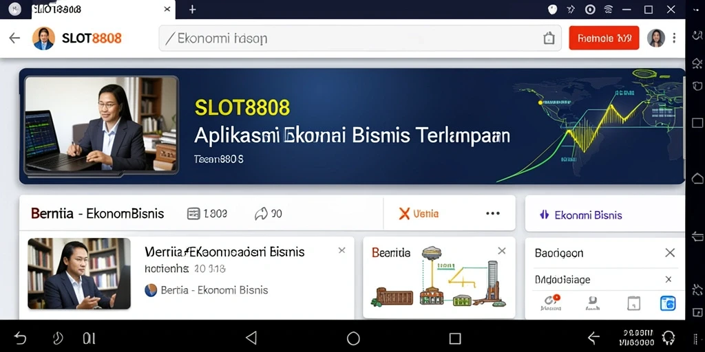 Tampilan antarmuka SLOT8808 yang modern dan informatif.